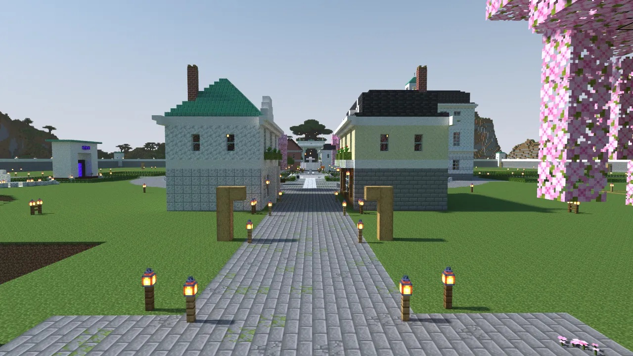 The market street.