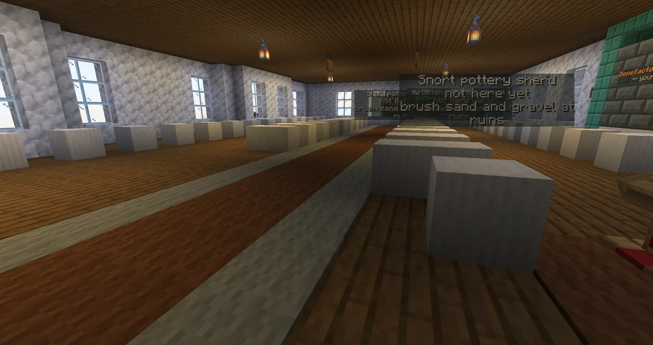 The museum on the town hall's second floor: every place waits for its piece.